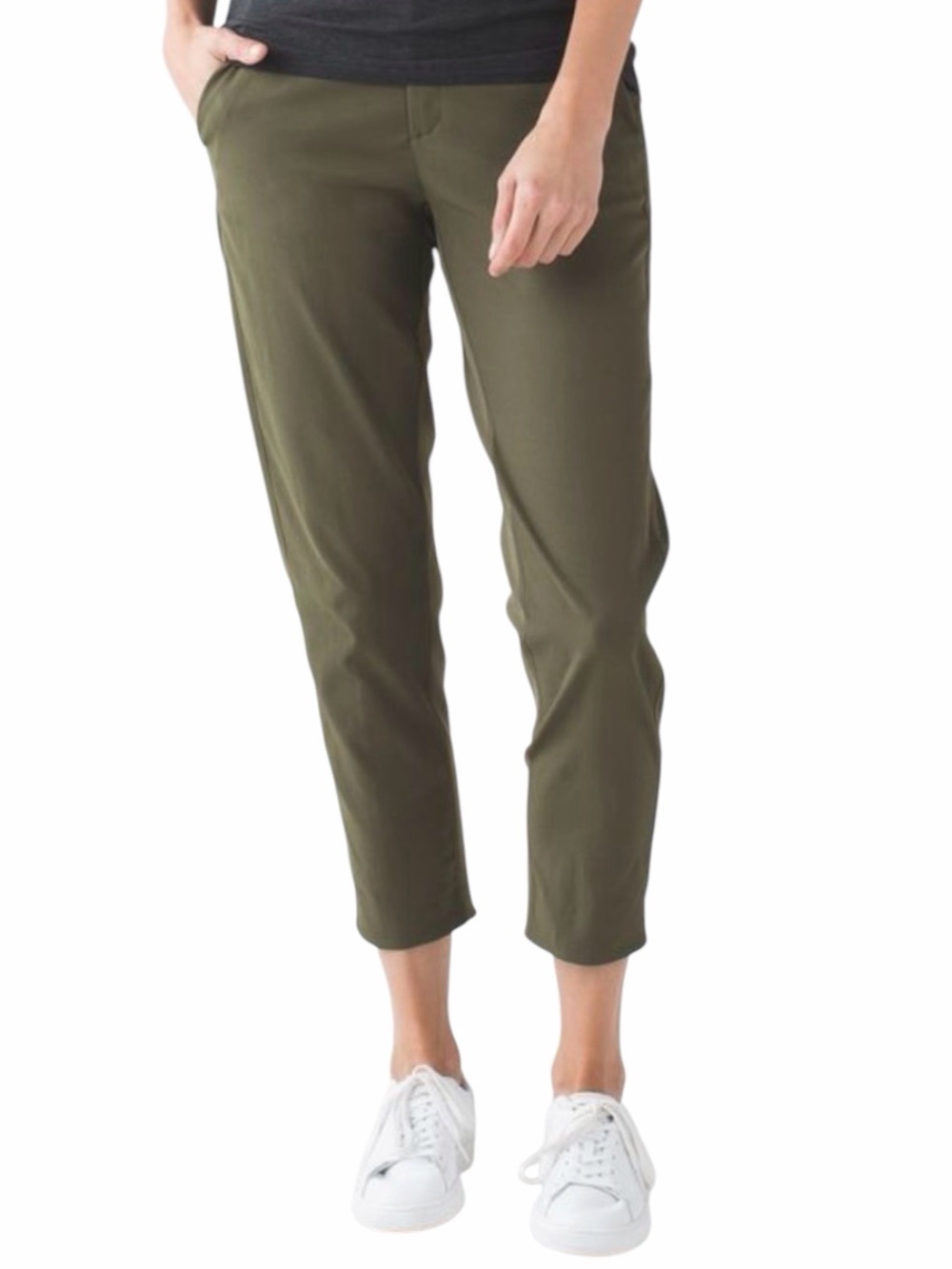 Lululemon &go City Trek Trouser Olive Green Size 4